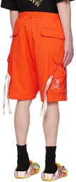 mastermind WORLD Orange High Density Shorts