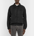 Stüssy - Bryan Snake-Print Jersey Blouson Jacket - Black