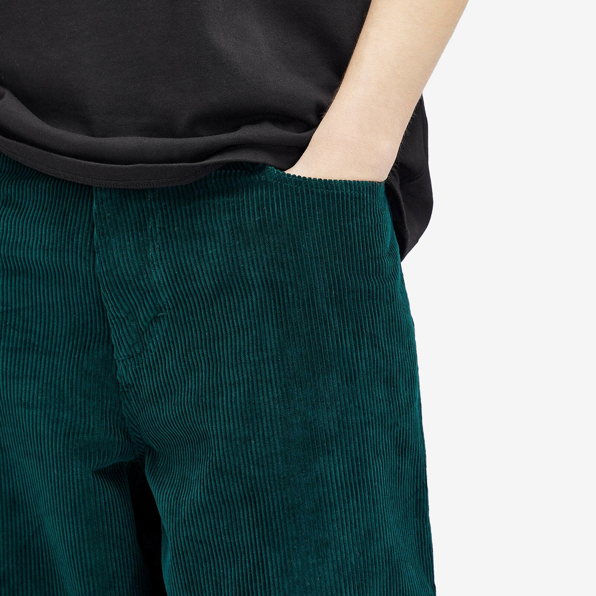 Polar Skate Co. Men's Cord Big Boy Pants in Dark Emerald Polar