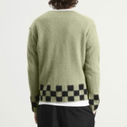 Second/Layer Men's Second Layer Chevy Cardigan in Green/Black