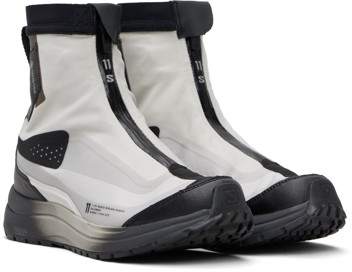 11 by Boris Bidjan Saberi White Salomon Edition Bamba 2 High GTX V2 Sneakers