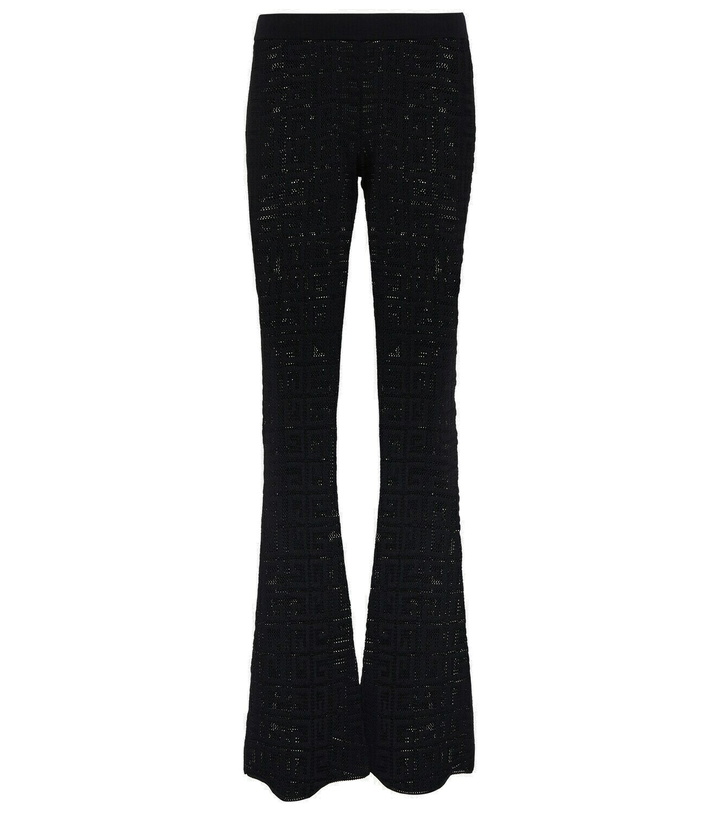 Photo: Givenchy 4G jacquard flared pants