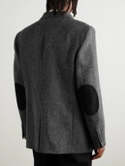 Nili Lotan - Roy Suede-Trimmed Herrinbone Wool Blazer - Unknown