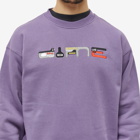 Dime Men's Micro Crew Sweat in Washed Grape