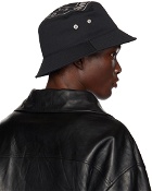 mastermind WORLD Black Printed Bucket Hat