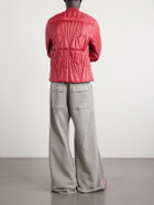 Rick Owens - Moncler Logo-Appliquéd Quilted Shell Down Jacket - Red