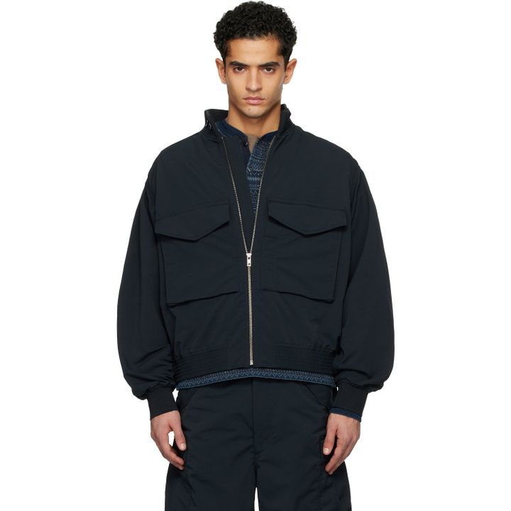Photo: nanamica Navy ALPHADRY Field Jacket