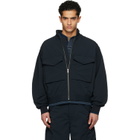 nanamica Navy ALPHADRY Field Jacket