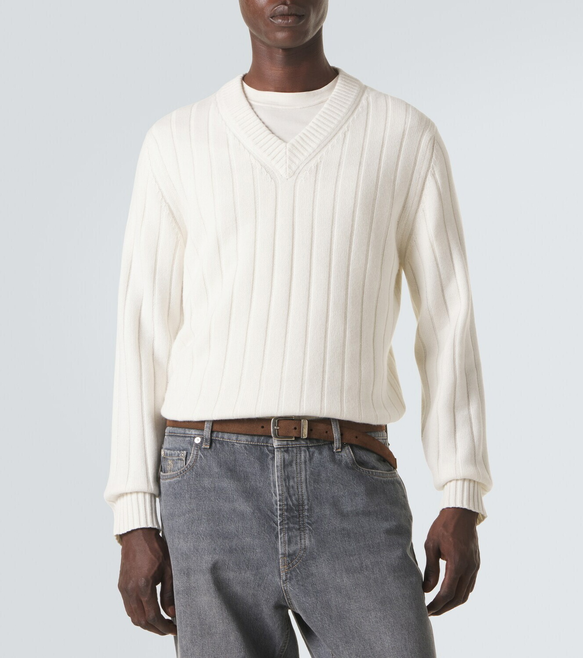 Brunello Cucinelli Ribbed-knit cashmere sweater