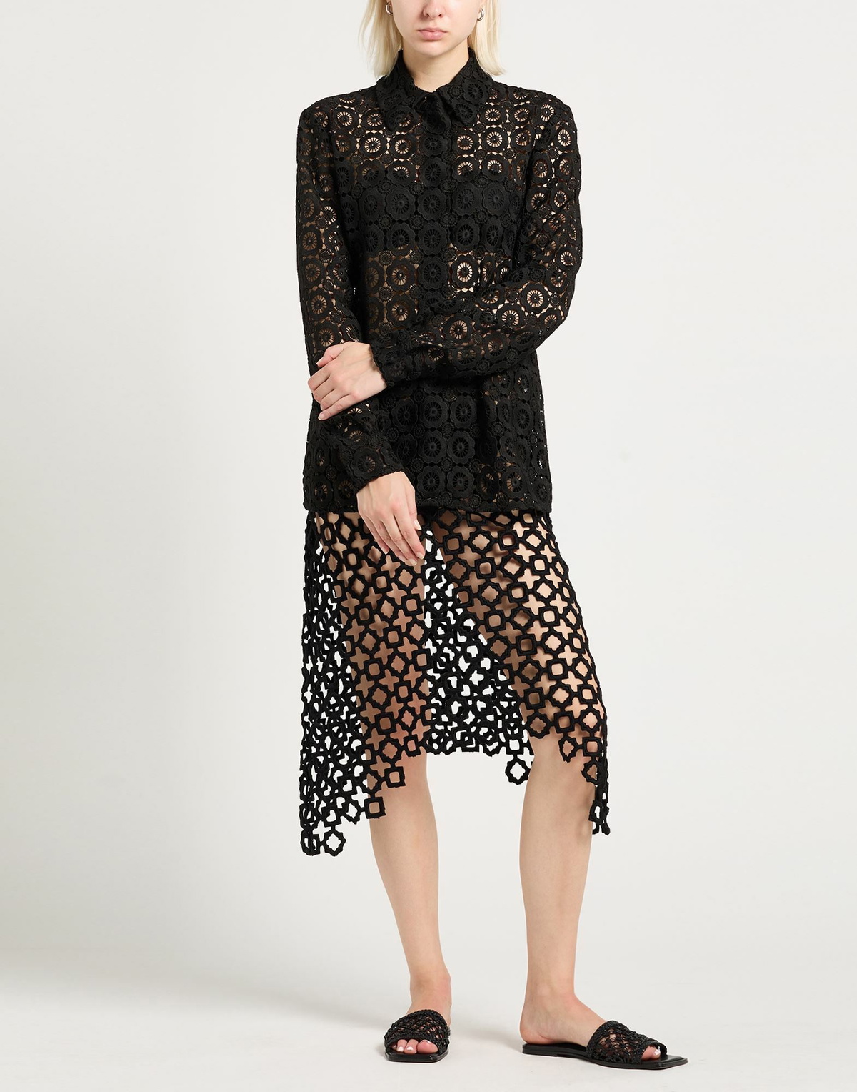 Niccolò Pasqualetti Womens Midi skirt in Black