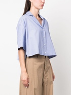 LOEWE - Striped Cropped Cotton Shirt