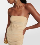 Norma Kamali Diana strapless jersey maxi dress