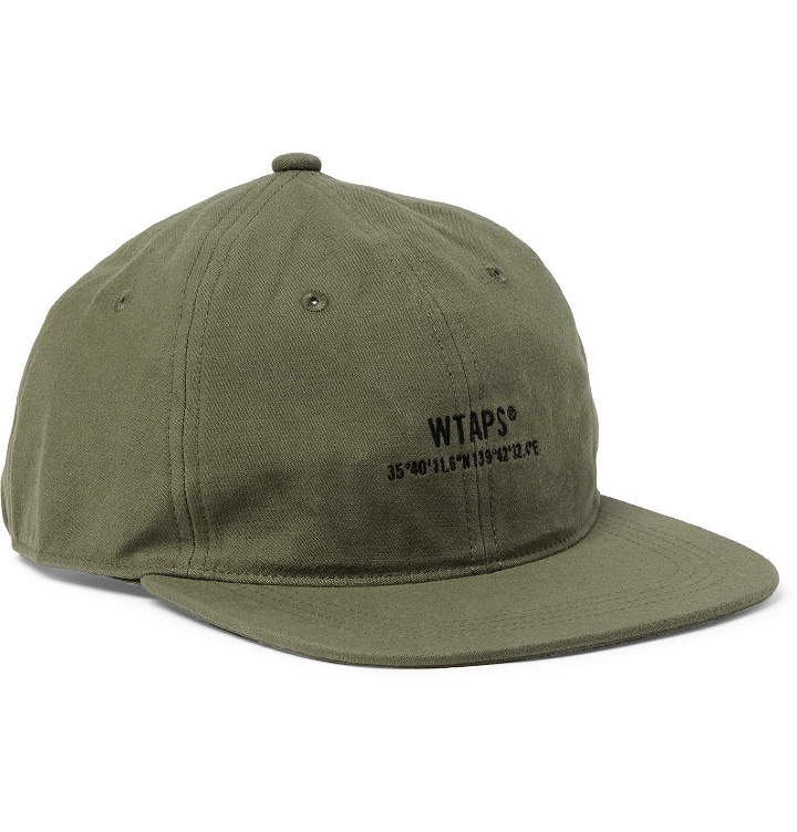 Photo: WTAPS - Logo-Embroidered Cotton and Nylon-Blend Baseball Cap - Green