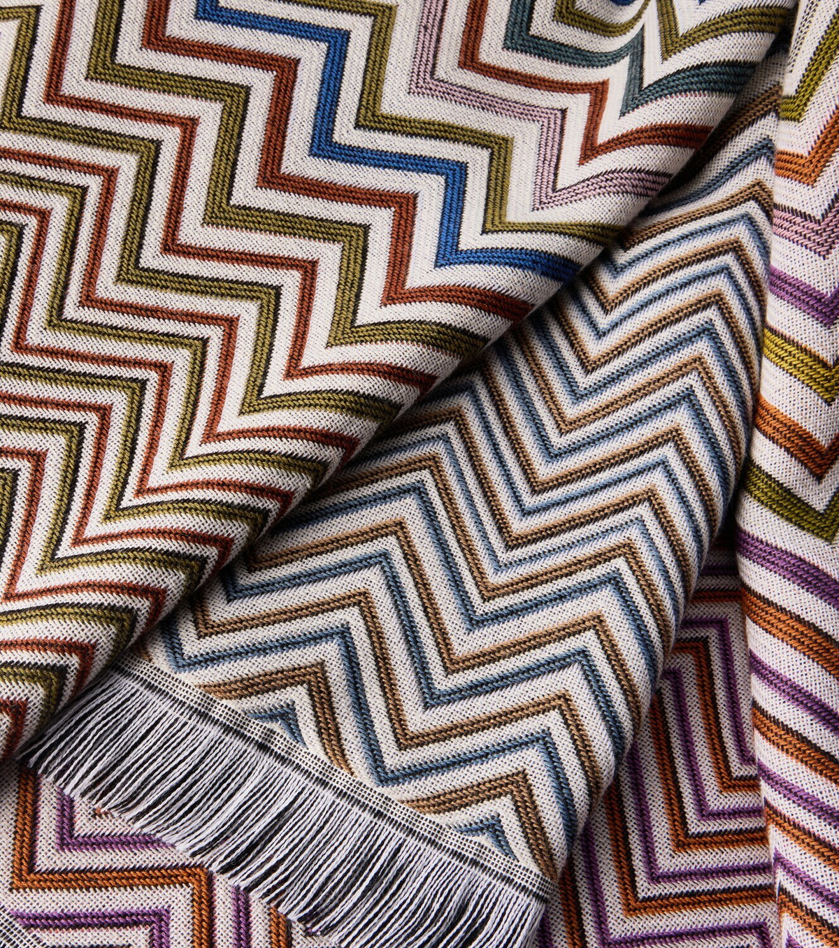 Missoni Antwan fringed wool-blend throw