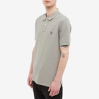 Paul Smith Men's Regular Fit Zebra Polo Shirt in Olive