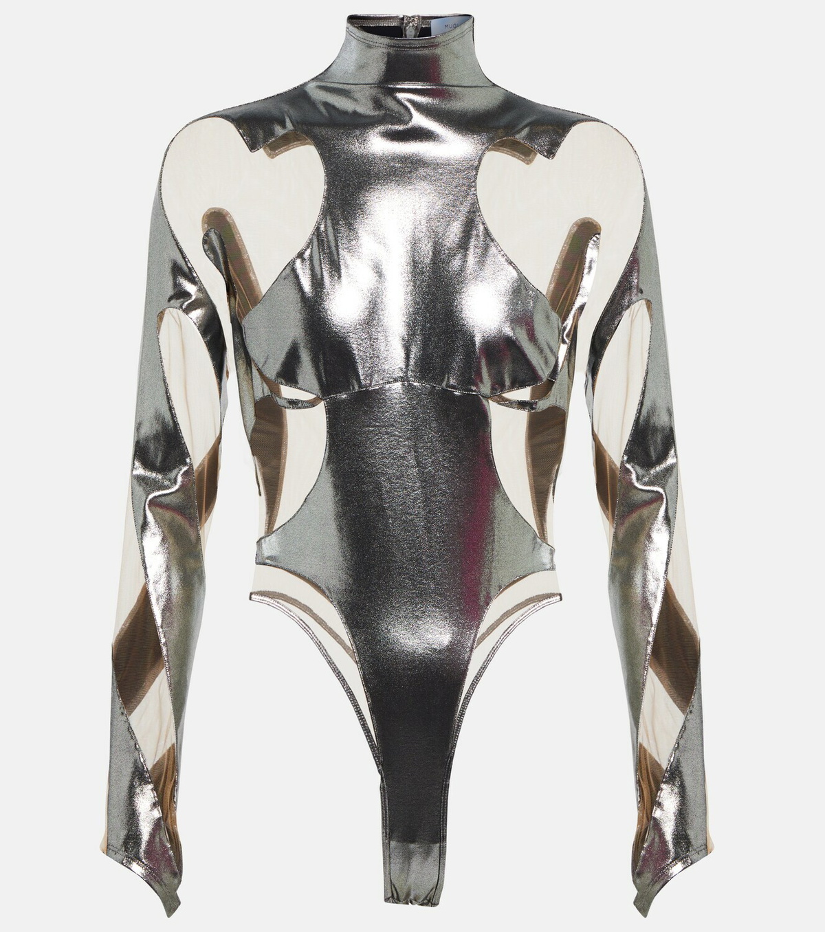 Mugler Rodeo Paneled Bodysuit Mugler 8361