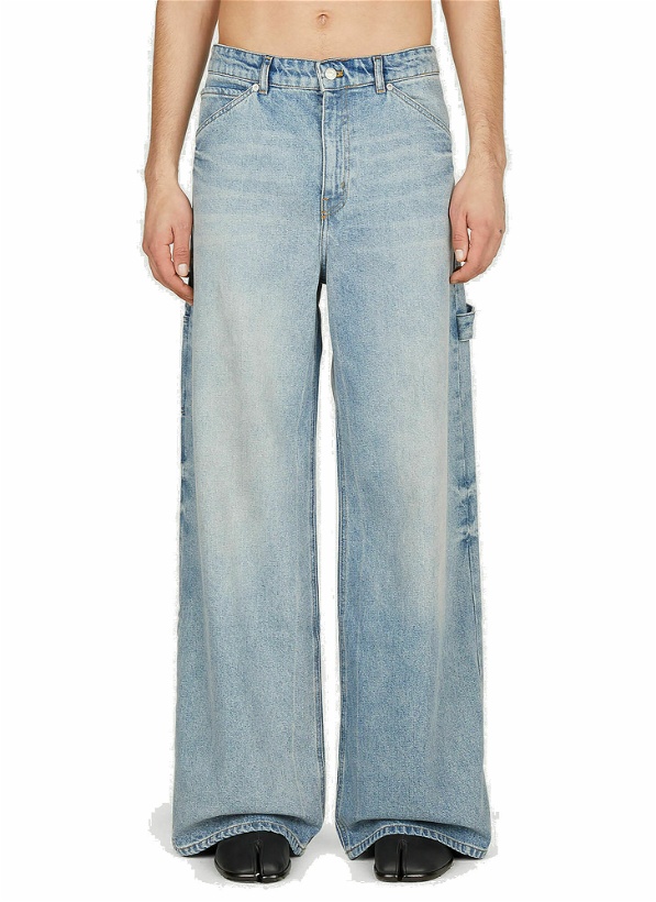 Photo: Courrèges - Dirty Blue Baggy Jeans in Light Blue