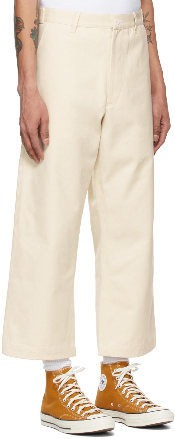Camiel Fortgens Off-White Worker Trousers Camiel Fortgens