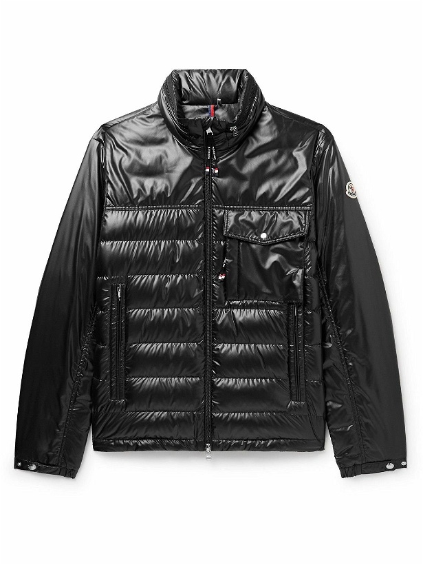 Photo: Moncler - Malpas Quilted Glossed-Shell Hooded Down Jacket - Black