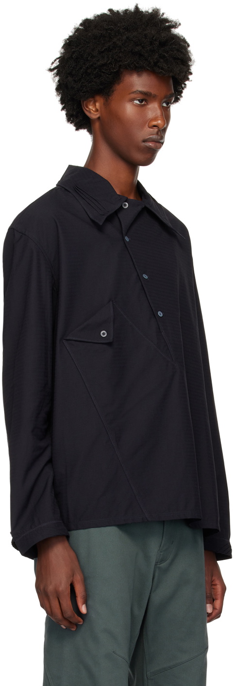 kiko kostadinov jarocka shirt サイズ44 Kiko Kostadinov Black Jarocka Shirt Kiko Kostadinov