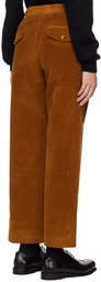 Bode Brown Cinch Tab Trousers