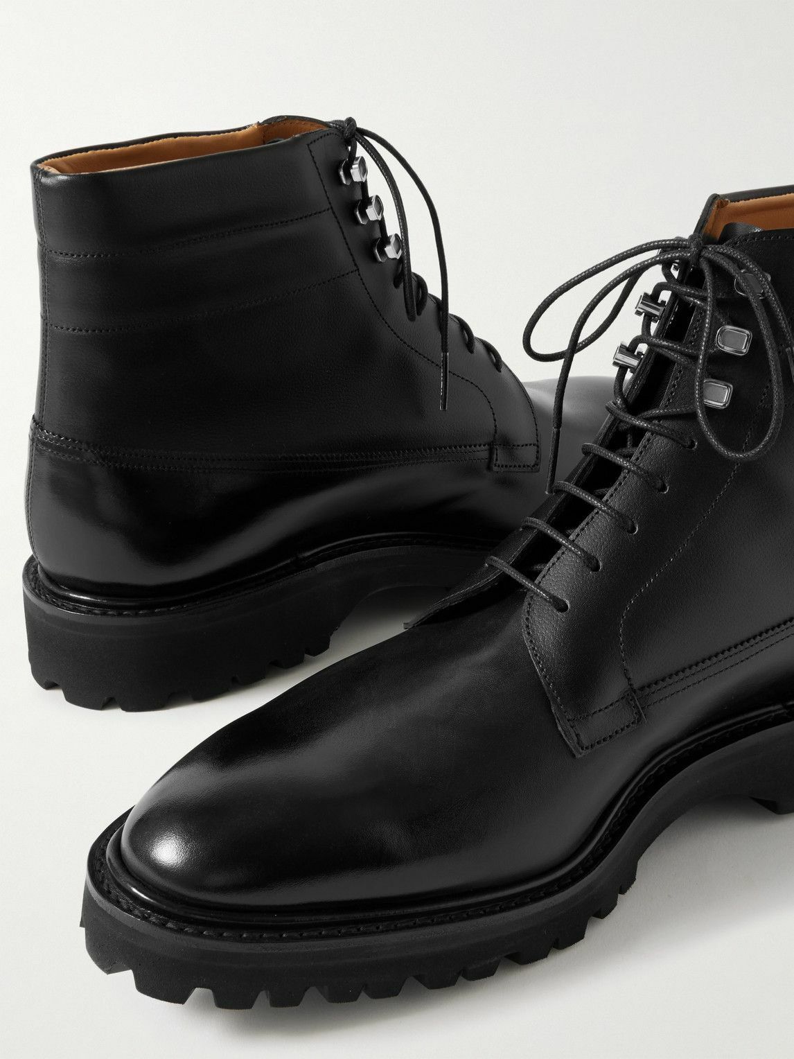 John Lobb - Alder Leather Boots - Black