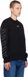 Off-White Black Stitch Arr Diags Sweater