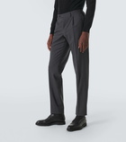 Canali Wool-blend straight pants