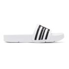 Baja East White Fila Edition Drifter Slides