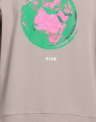 Msgm Mens Sweatshirt Light brown