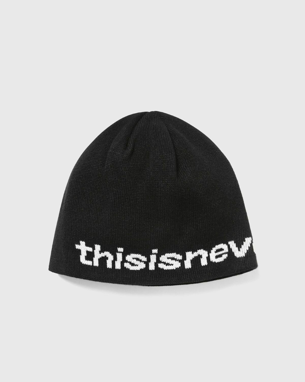 Thisisneverthat SP-LOGO NO CUFF BEANIE Black Mens Beany