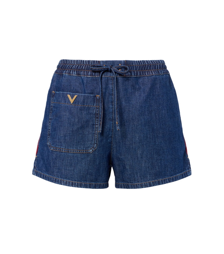 Photo: Valentino VGold denim shorts