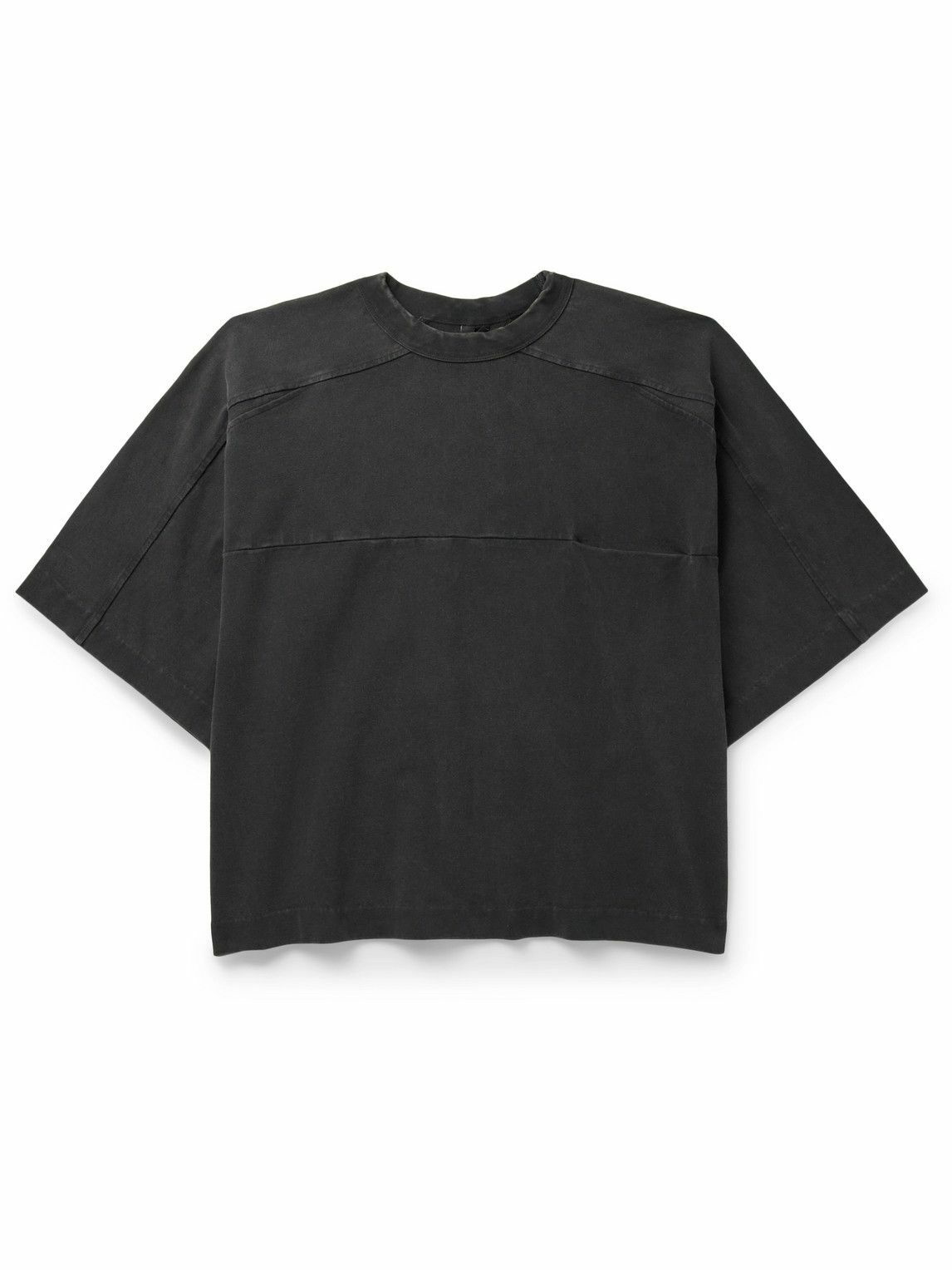 Organic Black Oversized Long Sleeve T-Shirt