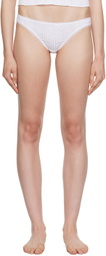 Cou Cou Three-Pack White 'The Low-Rise' Briefs