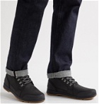 Sorel - Ankeny II Rubber-Trimmed Leather Boots - Black