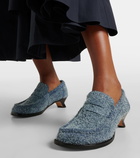 Loewe Campo suede loafer pumps