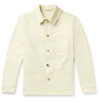 De Bonne Facture - Linen and Cotton-Blend Drill Jacket - Neutrals