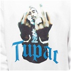 Wacko Maria Men's Tupac Crew Neck Sweater in White