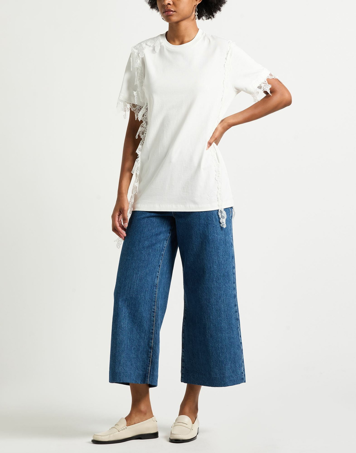 Blumarine Womens T-shirt in White