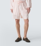 Umit Benan Julian Paradiso silk shorts