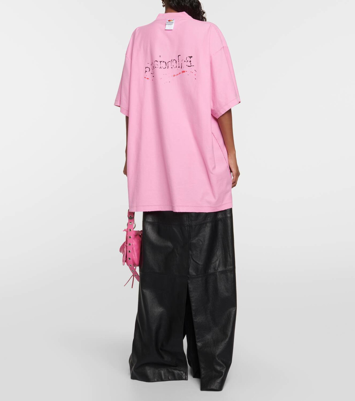 Balenciaga Logo cotton jersey T-shirt Balenciaga