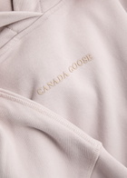 Canada Goose Muskoka Hooded Cotton Sweatshirt Light Pink