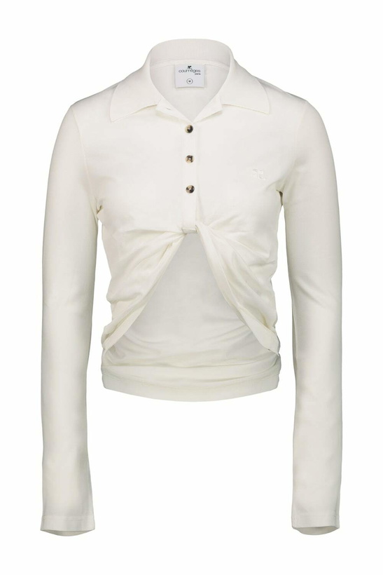 Photo: Courrèges Polo Twist Pique Crop