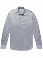 Loro Piana - Slim-Fit Cotton-Jersey Shirt - Gray