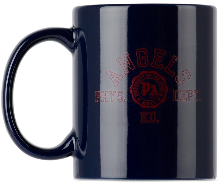 Photo: Palm Angels Navy College Logo Cup