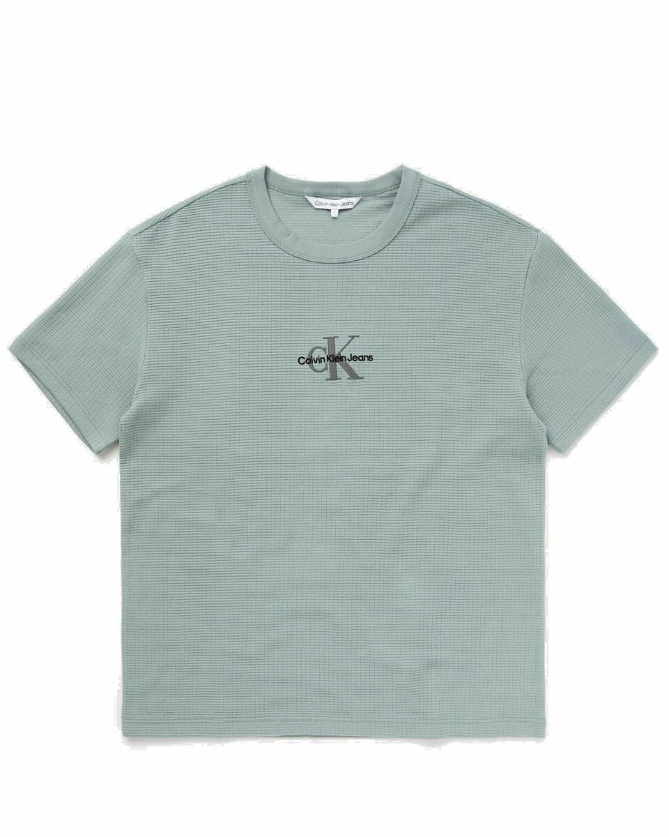 Photo: Calvin Klein Jeans City Grid Ss Tee Grey - Mens - Shortsleeves