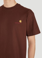 American Script T-Shirt in Brown