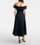 Rebecca Vallance Antalya broderie anglaise midi dress
