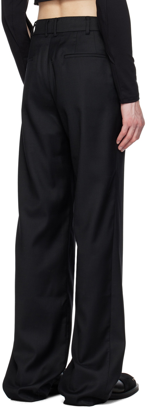 lesugiatelier Black Four-Pocket Trousers