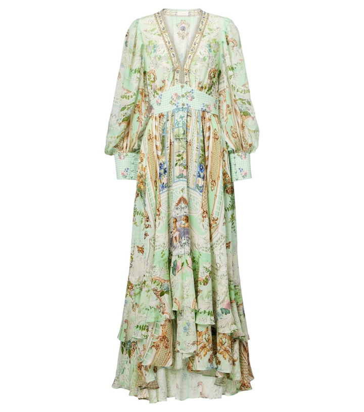 Photo: Camilla Crystal-embellished silk maxi dress